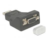 Delock 60162 tapa de seguridad para enchufe vga transparente 10 pieza(