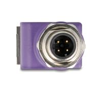 Delock 60617 cambiador de género para cable m12 rj45 violeta
