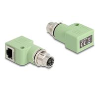 Delock 60681 m12 rj45 verde