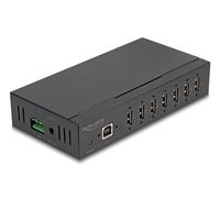 Delock 60687 hub de interfaz usb 2.0 type-b 480 mbit/s negro