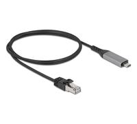 Delock 60759 cable de red negro, antracita 1 m cat6