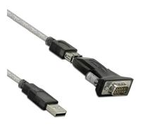 DeLock Adaptador USB 2.0 a serie – Incluye cable [Sr/BK]