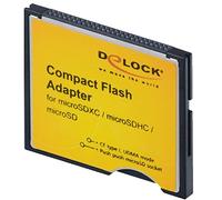 DeLOCK 61795 - Adaptador para Tarjetas de Memoria, Negro
