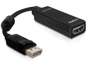 Delock 61849 adaptador de cable de vídeo 0,125 m displayport hdmi tip