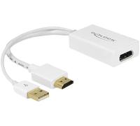 Adaptador de cable de vídeo DeLOCK 62496 DisplayPort a HDMI + USB 0,245 m
