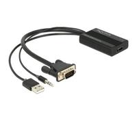Delock 62597 adaptador de cable de vídeo 0,25 m hdmi tipo a (estánda