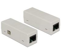 DeLOCK 62619 Cambiador de género para Cable RJ-45 Gris