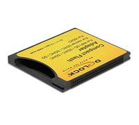 Delock 62637 Adaptador Compact Flash para Tarjetas de Memoria iSDIO (WiFi SD/SDHC/SDXC, Color Negro y Amarillo)
