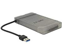 Delock 62742 - conversor usb 3.0 a sata de 22 pines con funda protecto