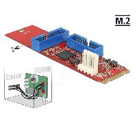 DeLOCK 62843 Interno USB 3.0 tarjeta y adaptador de interfaz - Accesorio (M.2, USB 3.0, Renesas, 5 Gbit/s, Windows 10 Education,Windows 10 Education x64,Windows 10 Enterprise,Windows 10 Enterprise..., 22 mm)