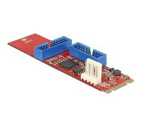 DeLOCK 62843 Interno USB 3.0 tarjeta y adaptador de interfaz - Accesorio (M.2, USB 3.0, Renesas, 5 Gbit/s, Windows 10 Education,Windows 10 Education x64,Windows 10 Enterprise,Windows 10 Enterprise..., 22 mm)