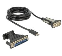 Delock 62904 cable de serie negro 1,8 m db-9