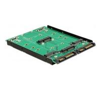 DeLOCK 62946 tarjeta y adaptador de interfaz Interno M.2,mSATA - Accesorio (SATA, M.2,mSATA, Verde, 6 Gbit/s, 102 mm, 132 mm)