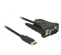 Delock 62964 cable paralelo negro 1,8 m