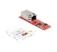 Delock 62985 - Conversor de Interfaz (1 Gigabit LAN (1/2,5 Gbps), 1 Conector M.2 Key B, Llave M.2