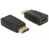 Delock 63320 cambiador de género para cable 1 x hdmi-a 19 pin negro