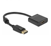 Delock 63585 Adaptador DisplayPort 1.2 a HDMI Macho/Hembra Negro