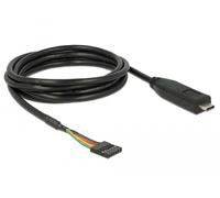 Delock 63913 cable usb 2 m usb c negro