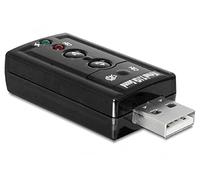 DELOCK 63926 - Tarjeta de sonido, externa, 7.1, USB 2.0, 24 bits / 96 kHz