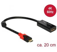 Delock 63928 adaptador de cable de vídeo 0,2 m usb tipo c displayport