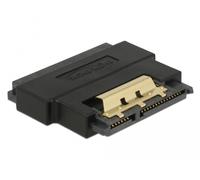 Delock 63945 cambiador de género para cable sata 22 pin negro