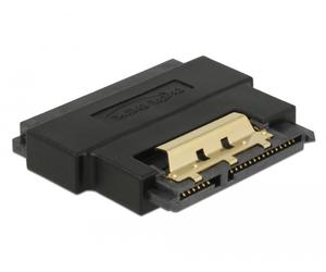 Delock 63945 cambiador de género para cable sata 22 pin negro
