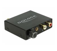 Delock 63972 convertidor de audio negro - conversor de audio (micro-us