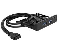 DeLOCK 63994 hub de interfaz 5000 Mbit/s Negro - Concentrador (USB 3.0 (3.1 Gen 1) Type-A, 5000 Mbit/s, Negro, Metal, Negro)