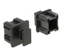 DeLOCK 64012 Negro 10pieza(s) tapa de seguridad para enchufe - Tapas de seguridad para enchufes (Negro, Polipropileno, 12,2 mm, 15,2 mm, 12 mm, Bolsa de plástico)