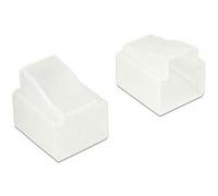 DeLOCK 64017 Transparente 10pieza(s) tapa de seguridad para enchufe - tapas de seguridad para enchufes (RJ-11, Transparente, Polietileno, 13 mm, 14,4 mm, 12 mm)