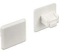 DeLOCK 64019 RJ-45 Color blanco 10pieza(s) tapa de seguridad para enchufe - tapas de seguridad para enchufes (RJ-45, Color blanco, Acrilonitrilo butadieno estireno (ABS), 21 mm, 21 mm, 11,5 mm)