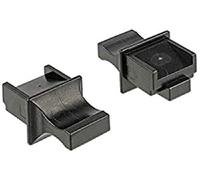 DeLOCK 64020 RJ-45 Negro 10pieza(s) tapa de seguridad para enchufe - Tapas de seguridad para enchufes (RJ-45, Negro, Acrilonitrilo butadieno estireno (ABS), 10 pieza(s))