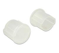 DeLOCK 64022 Transparente 10pieza(s) tapa de seguridad para enchufe - Tapas de seguridad para enchufes (BNC, Transparente, Polietileno (PE), 12,5 mm, 13,5 mm, 11,5 mm)