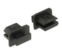 DeLOCK 64026 Negro 10pieza(s) tapa de seguridad para enchufe - Tapas de seguridad para enchufes (mini Displayport, Negro, Polietileno (PE), 8,7 mm, 9,5 mm, 7 mm)