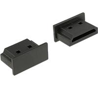 DeLOCK 64030 Negro 10pieza(s) tapa de seguridad para enchufe - Tapas de seguridad para enchufes (HDMI A, Negro, Polietileno (PE), 8 mm, 15,1 mm, 7,2 mm)