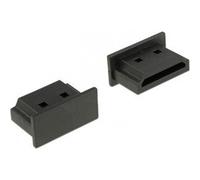 DeLOCK 64031 Negro 10pieza(s) tapa de seguridad para enchufe - tapas de seguridad para enchufes (Negro, 6,2 mm, 6,4 mm, 2,8 mm, 10 pieza(s))