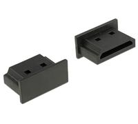 Delock 64031 tapa de seguridad para enchufe micro-hdmi negro 10 pieza(
