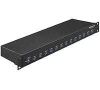 DeLOCK 64039 hub de interfaz USB 3.0 (3.1 Gen 1) Type-B 5000 Mbit/s Negro - Concentrador (USB 3.0 (3.1 Gen 1) Type-B, USB 3.0 (3.1 Gen 1) Type-A, 5000 Mbit/s, Negro, Metal, 16 W)