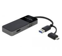 Delock 64085 base para portátil y replicador de puertos usb 3.2 gen 1