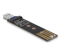 DELOCK 64197 - Convertidor USB 3.1, USB-A a M.2 SATA / NVMe