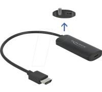 Delock Adaptador HDMI A Macho a USB Type-C Hembra (DP Modo Antiguo) 8K