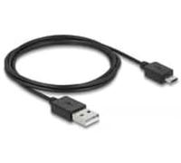 Delock 64213 Cable y Adaptador de vídeo HDMI Tipo A (estándar) DisplayPort + Micro-USB Negro