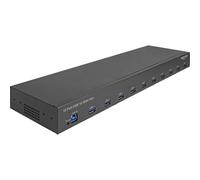 DeLOCK 64240 concentrador y concentrador USB 3.2 Gen 2(3.1 Gen 2) Type-B 10000 Mbit/s Negro