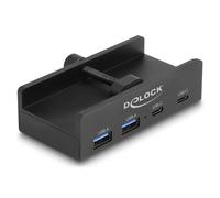 Delock 64262 hub de interfaz usb 2.0 type-a 5000 mbit/s negro