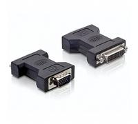DELOCK 65017 - Adaptador DVI, conector hembra DVI 24+5 a conector macho VGA