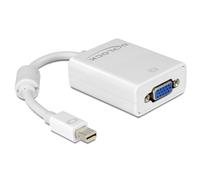 Delock 65130 Adaptador Mini DisplayPort 1.2 Macho a VGA Hembra Blanco