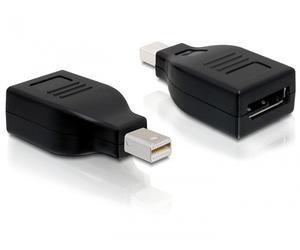 Delock 65238 cambiador de género para cable mini displayport 1.2 disp