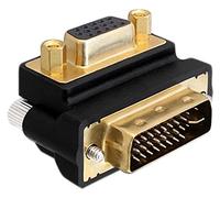 DeLOCK 65261 - Adaptador DVI a VGA, Negro