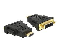 DeLOCK 65467 adaptador de cable HDMI DVI 24+5 Negro - Adaptador para cable (HDMI, DVI 24+5, Male connector / Female connector, Negro)