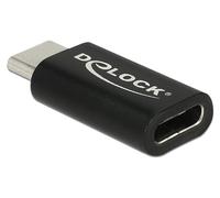 DeLOCK 65697 adaptador de cable USB Type-C USB Tipo C Negro